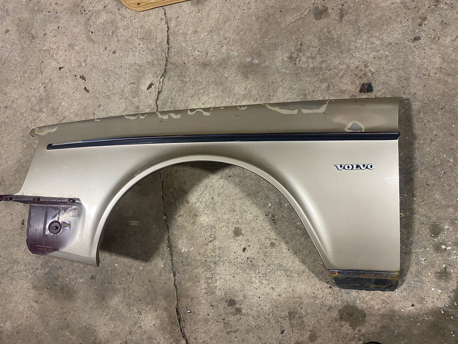 1983-1985 Volvo 240 OEM Front Left Driver Side Fender OEM Coffin Nose #1974E