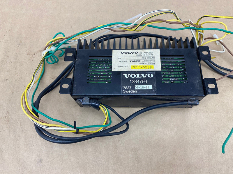 1986-1993 Volvo 240 244 245 Stereo Speaker Amp Amplifier HA-6115 1384766 #2427E