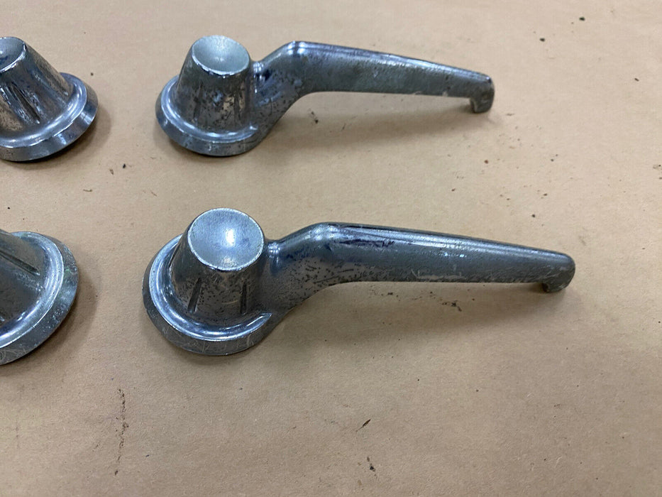 1955-1956 Chrysler Imperial Front & Rear Interior Door Handle Set of 4 #2528E