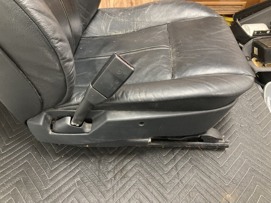 1997-2003 BMW E39 Black Leather Driver Bucket Seat Front 528i 525i OEM #434M