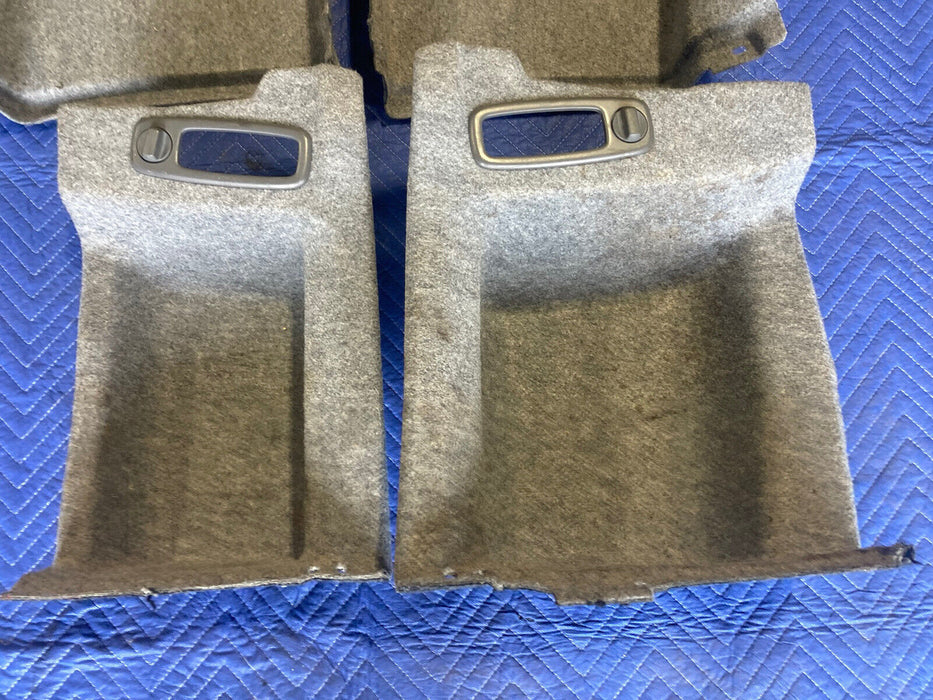 2004-2007 Volvo S60R S60 V70R Trunk Side Cargo Panel Set Carpet Rear OEM #2964M