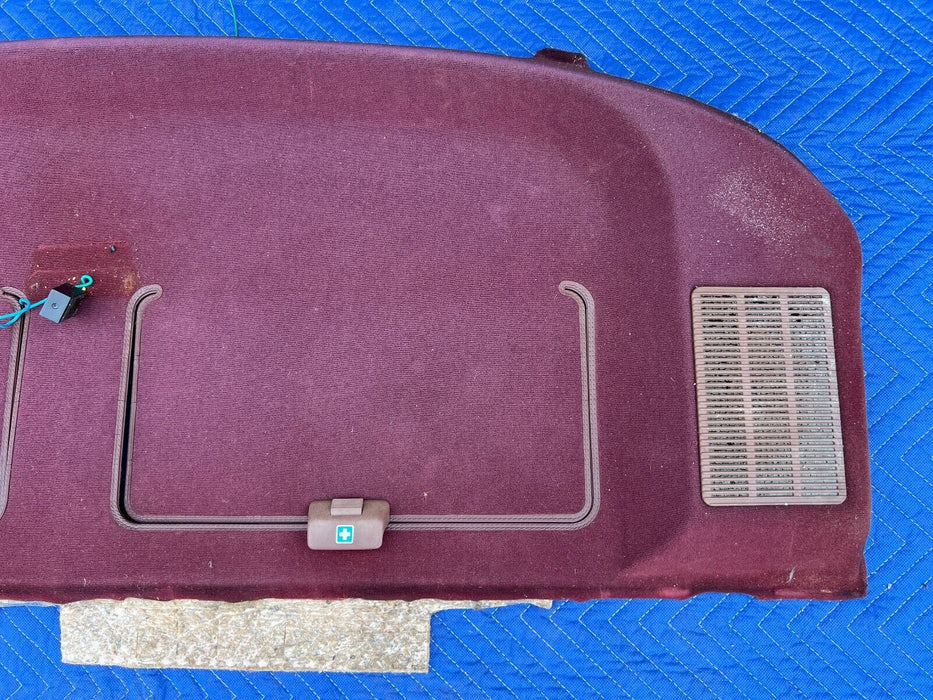 1979-1985 Mercedes 300SD W126 Maroon Parcel Shelf Rear Seat Panel OEM #317EM