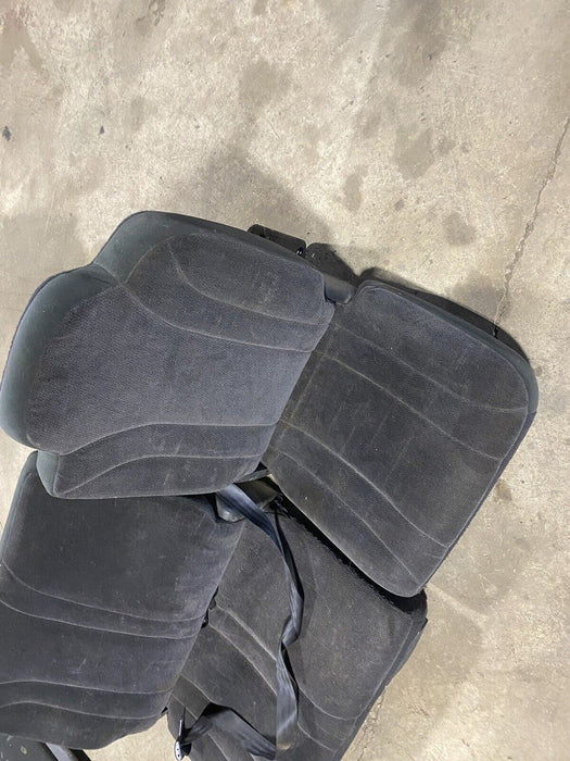 2001-2004 Dodge Dakota Crew Cab Dark Gray Cloth Rear Seat Set OEM 60/40 #2471E