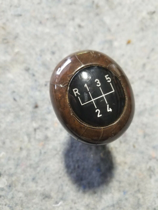 2001-2006 E46 BMW 330X MANUAL SHIFTER WOOD 5 SPEED KNOB MYRTLE OEM #255CN