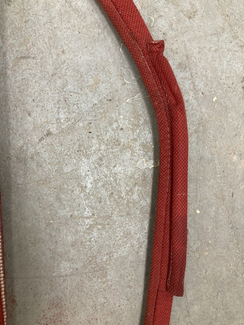 1976-1979 Cadillac Seville Cloth Door Gaskets Weatherstripping Red GM OEM #1860M