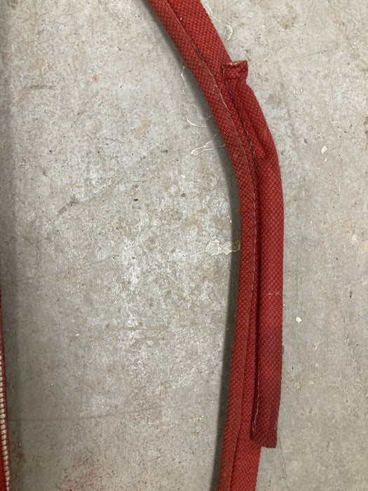 1976-1979 Cadillac Seville Cloth Door Gaskets Weatherstripping Red GM OEM #1860M