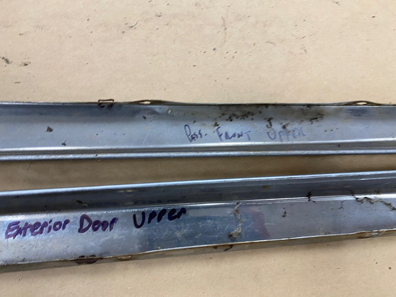 1955-1956 Chrysler Imperial Driver & Passenger Door Trim Molding Pair OEM #2534E