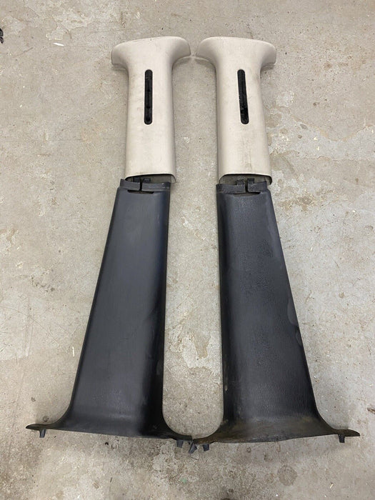 2001-2004 Dodge Dakota B Pillar Seat Belt Trim Pair Left & Right OEM #2430E