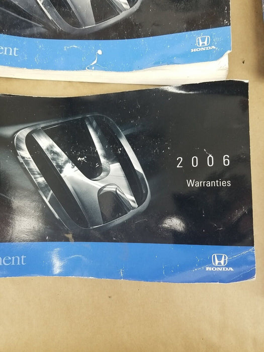 2006 HONDA ELEMENT MANUAL DEALER BOOKLETS, WARRANTY, SERVICE, OWNERS #CNj22