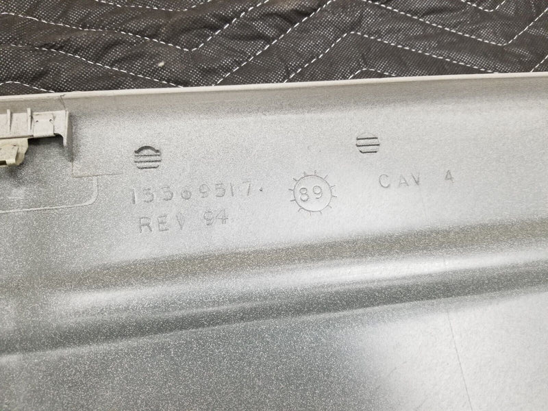 1988-1994 Chevy C/K 1500 Rear Cab Center Trim Panel OEM Light Gray #287AN