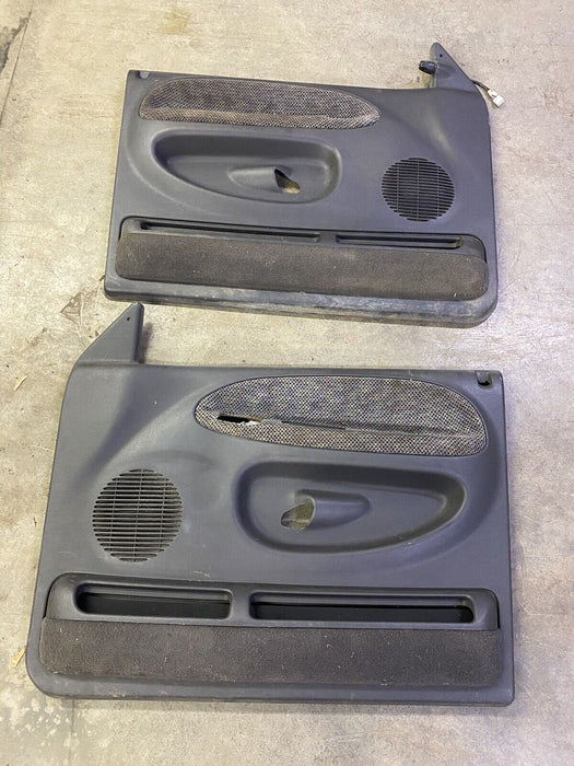 98-02 Dodge Cummins Ram 1500 2500 3500 Truck Door Card Pair L & R Prem Agate #4