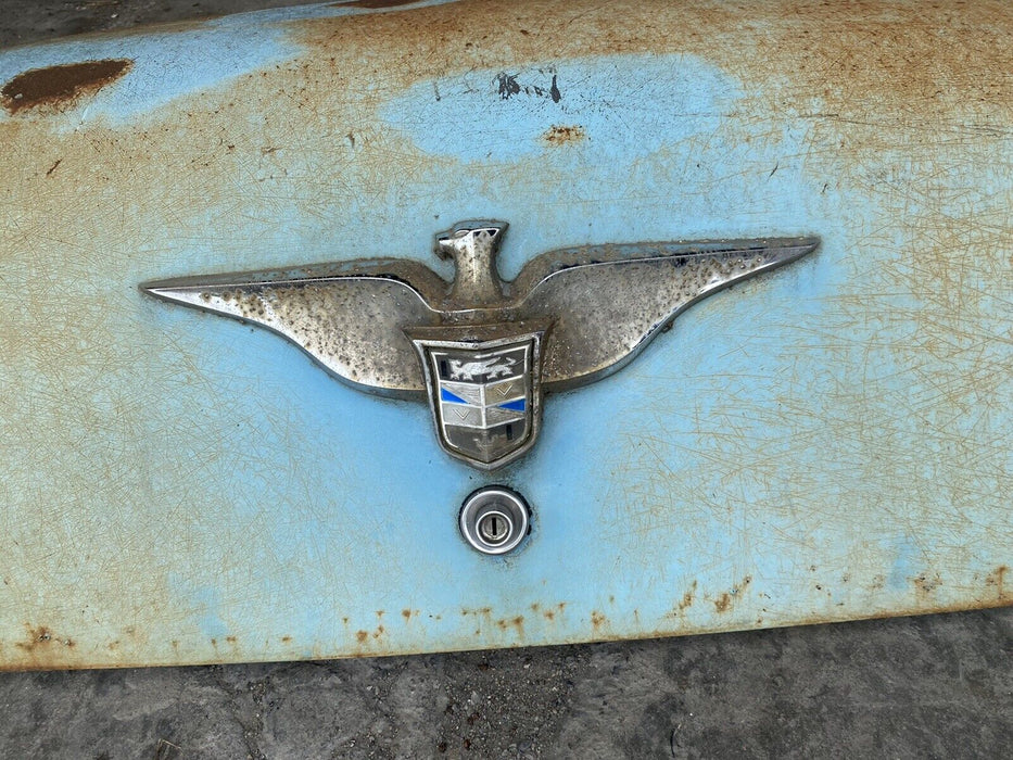 1955-1956 Chrysler Imperial Rear Trunk Deck Lid Cover w/Emblem OEM #674E