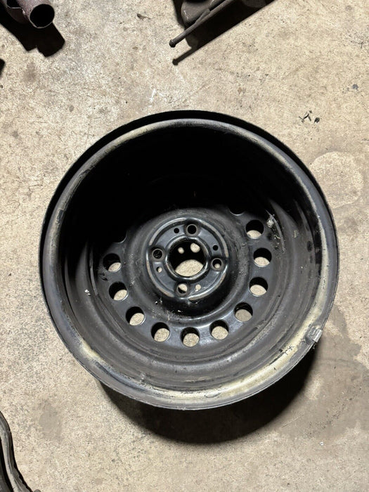 1982-1990 BMW E30 4 Lug Steel Wheel 14” ET35 OEM 1178826 4x100 5.5J #3197E