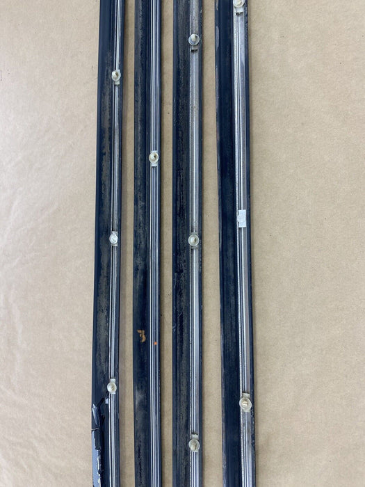 1981-1993 Volvo 240 244 245 Door Middle Trim Door Bumper Set Of 4 OEM #2124E