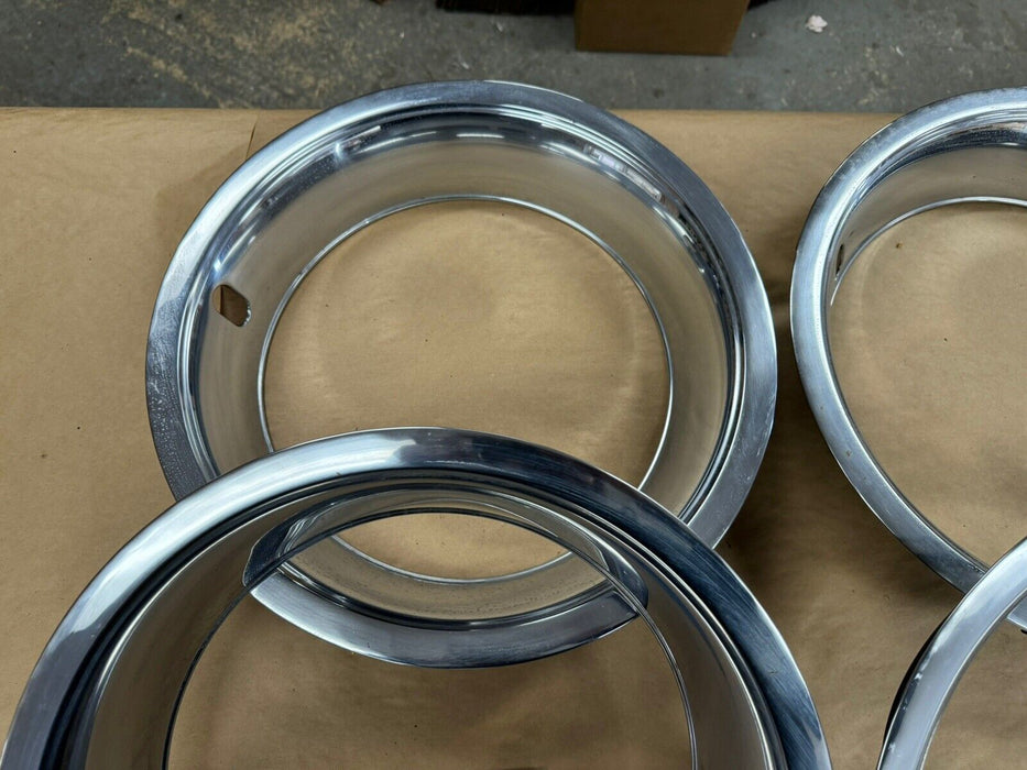 1969-1982 Corvette C3 GM Rally Wheel Trim Beauty Ring Set of 4 SS 15” OEM #3272E