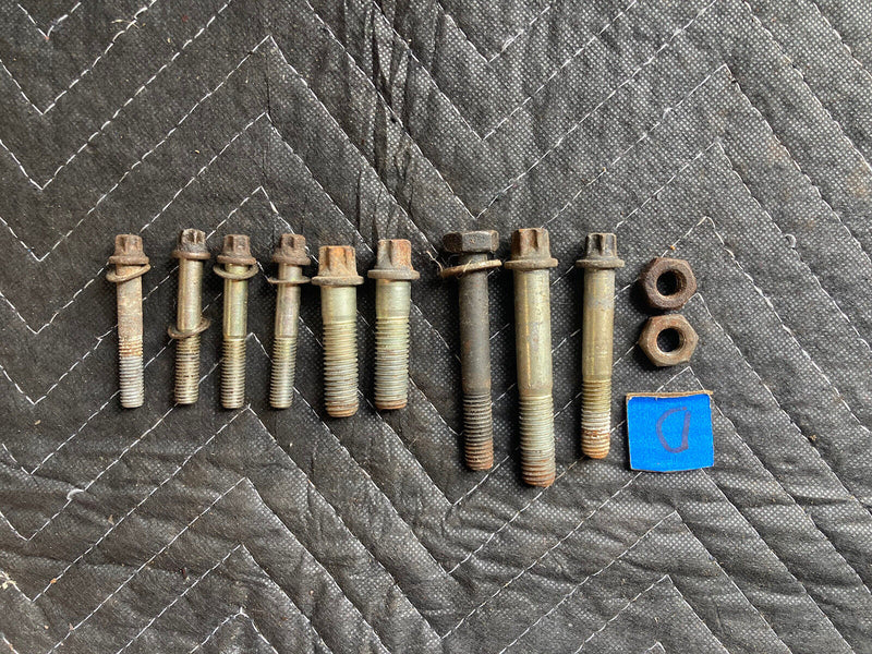 1982-1994 BMW E30 318i 325i Bell Housing Bolts Hardware Starter OEM #2309M