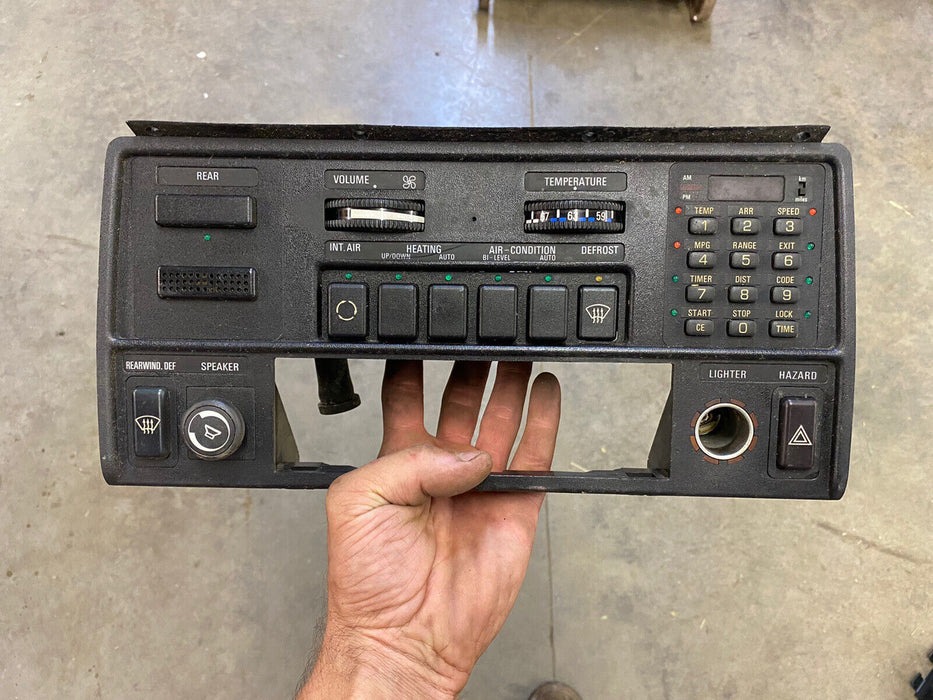 1980-1987 BMW E23 7-Series A/C Heater Climate Control Panel OEM Genuine #72E