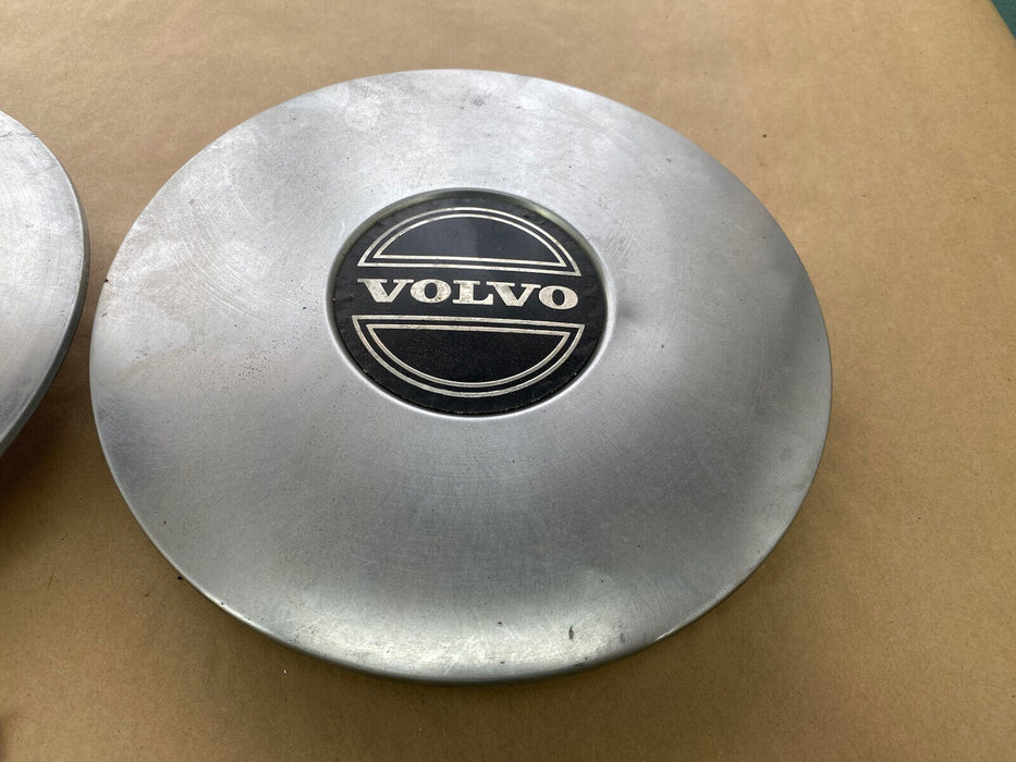 Volvo 740 Hub Cap Center Caps 1325908 OEM 9 5/8” Diameter Pair #2708E