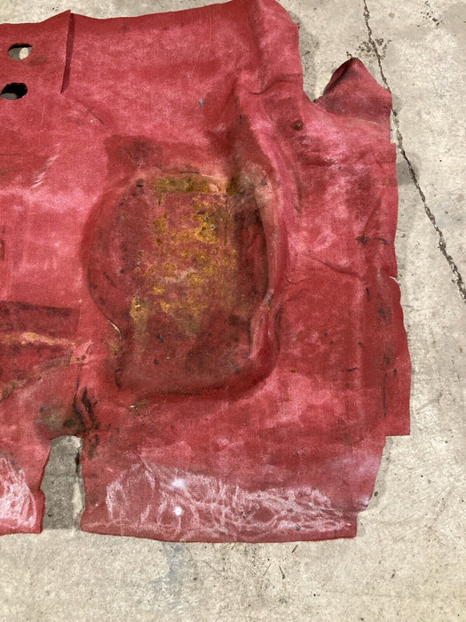 1976-1979 Cadillac Seville Trunk Liner Carpet Red Rug Floor Rear OEM #1750M