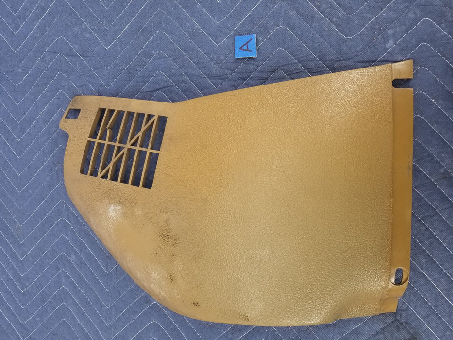 Volvo 240 244 245 Driver Side Inner Footwell Kick Panel Center Tan OEM #2582E