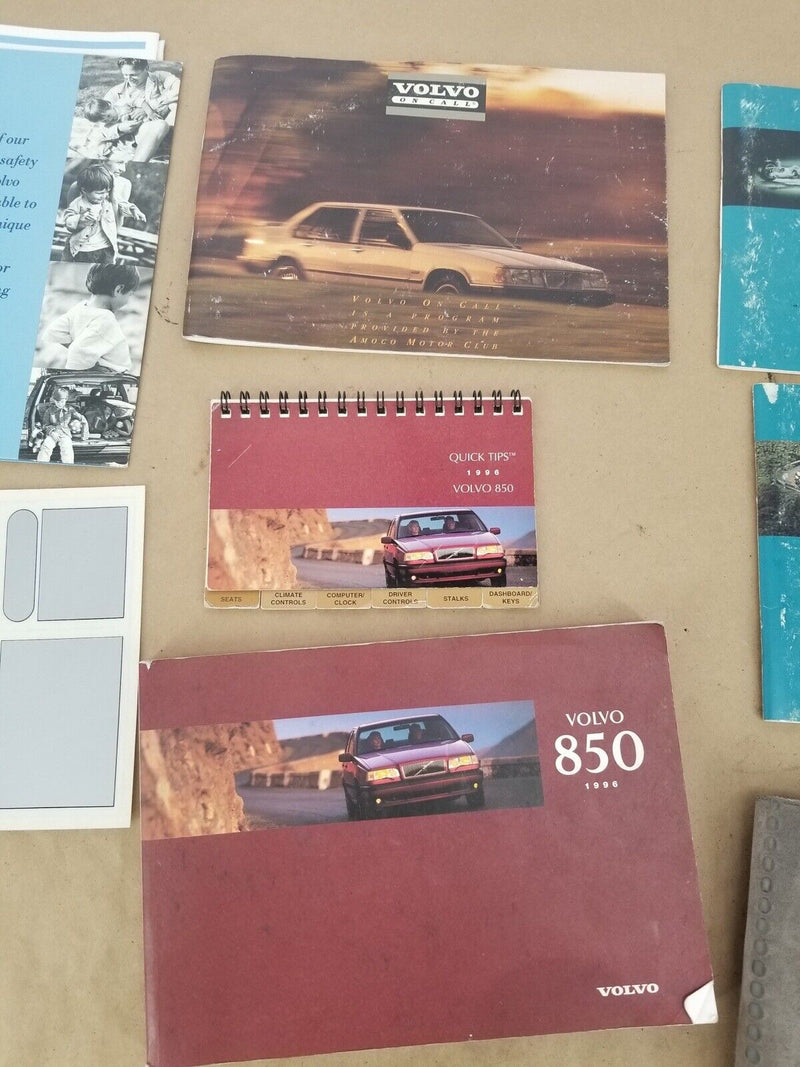 1996 Volvo 850 GLT Owners Manual & Operation Information Pamphlets OEM #2869E