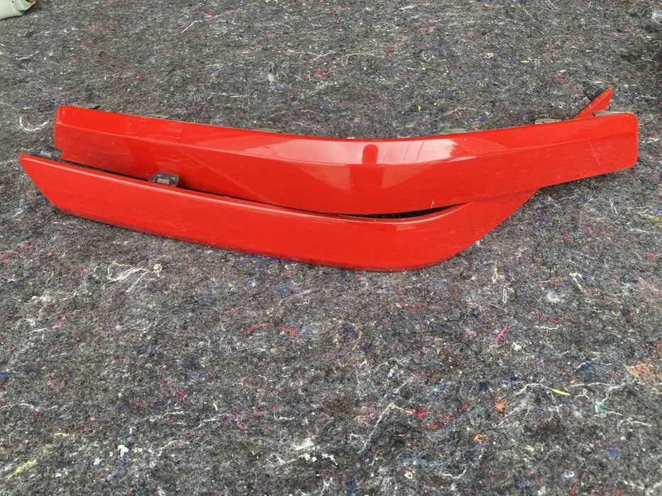 2005-07 Volvo S60R S60 Rear Left Right Bumper Trim Red Pair 08607456 OEM #1213M