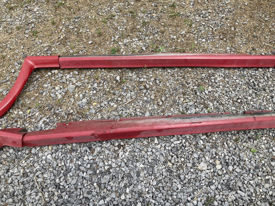 BMW 325ix OEM Red Body Kit - Fender Flares Side Skirts 325e 318i 325i E30 #63M