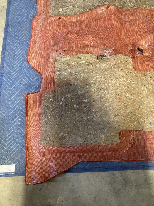 1976-1979 Cadillac Seville Carpet Floor Red Rug Carpeting Sedan OEM #1741M