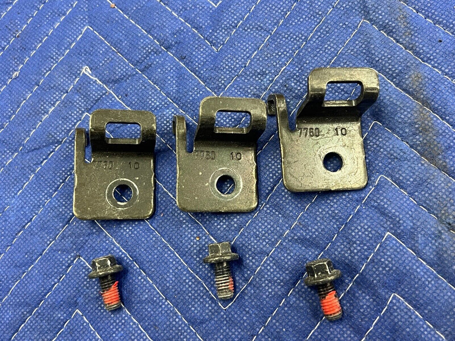 2005-2007 Volvo S60R Set of 3 Rear Child Restraint Safety Brackets OEM #1150EM