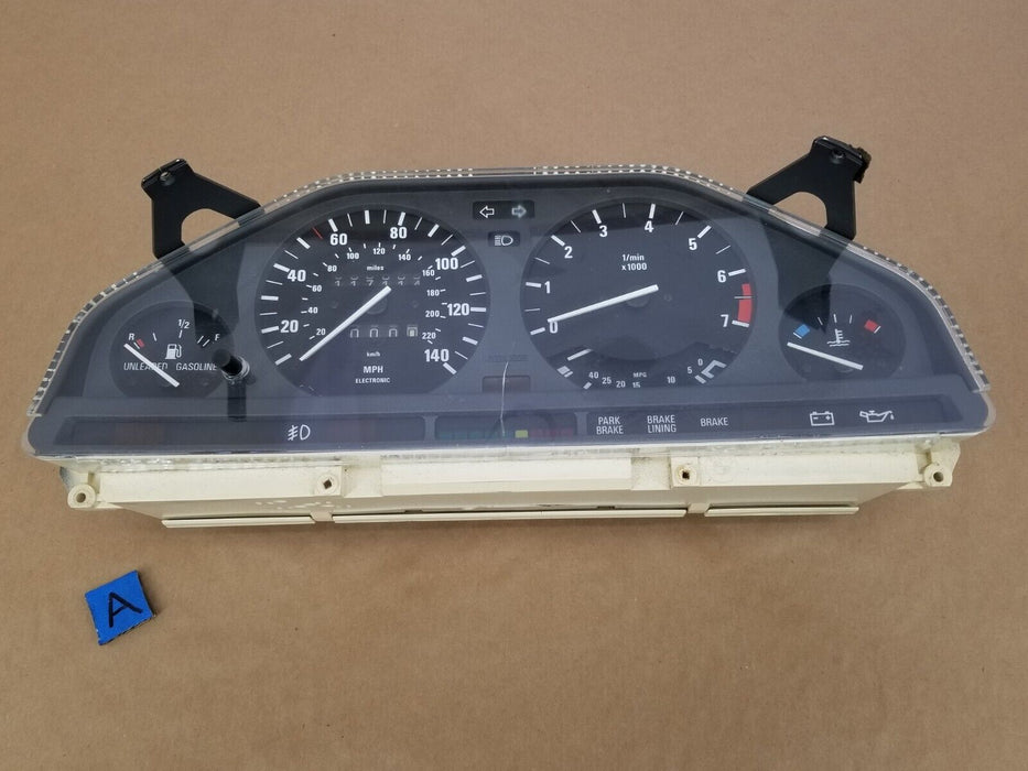 1984-93 BMW E30 318i 325i GAUGE CLUSTER DIALS TACHOMETER SPEEDOMETER OEM #457CN