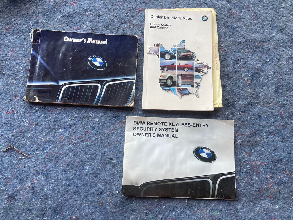 1986-1994 BMW 7 E32 740il Owners Manual Book OEM #1175M