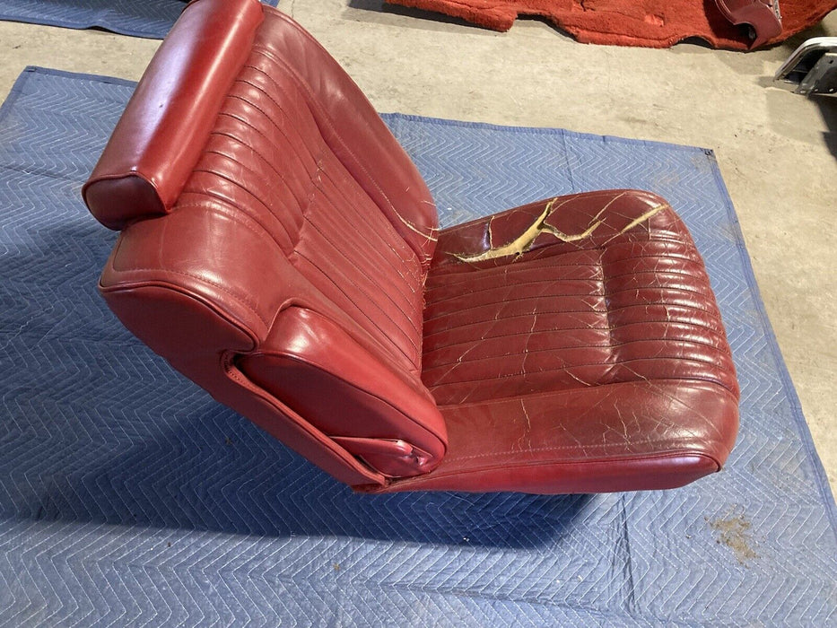 1976-1979 Cadillac Seville Left Front Seat Drivers Side Red Leather #1746M