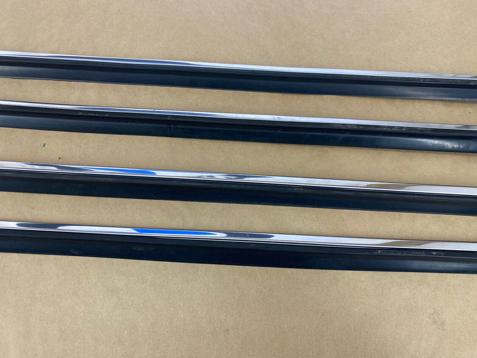 1981-1993 Volvo 240 244 245 Door Middle Trim Door Bumper Set Of 4 OEM #2124E