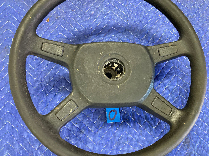 1982-1994 BMW E30 318i 325i Steering Wheel Black 1152896 4 OEM #2464M