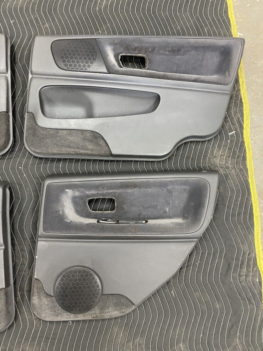 1998-2000 Volvo V70 V70R Charcoal Door Card Panel Set Front & Rear OEM #2976E