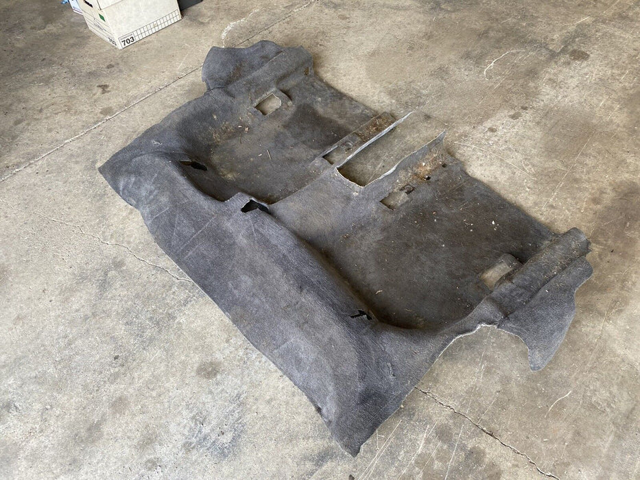 98-00 Volvo V70 V70R XC Rear Floor Charcoal Carpet OEM #1473E