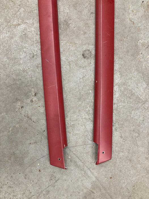 1976-1979 Cadillac Seville Headliner To Roof Trim Red Pair Left Right OEM #1832M