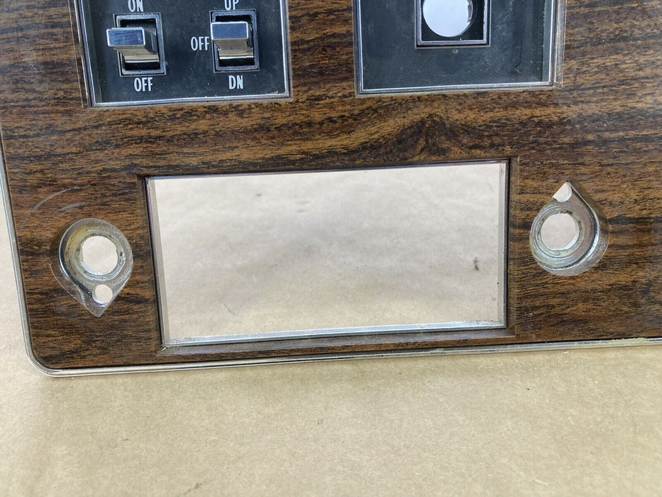 1976-1979 Cadillac Seville Radio Wood Bezel Trim Panel Center Dash GM OEM #1817M