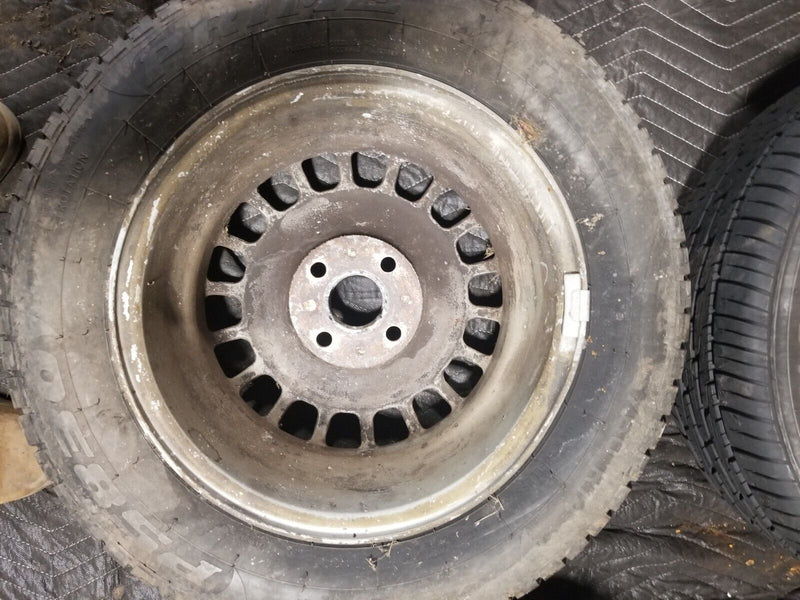 1984-1993 BMW E30 318i 325i WHEEL RIM SET OF 5 14" 4x100 OEM #CN603