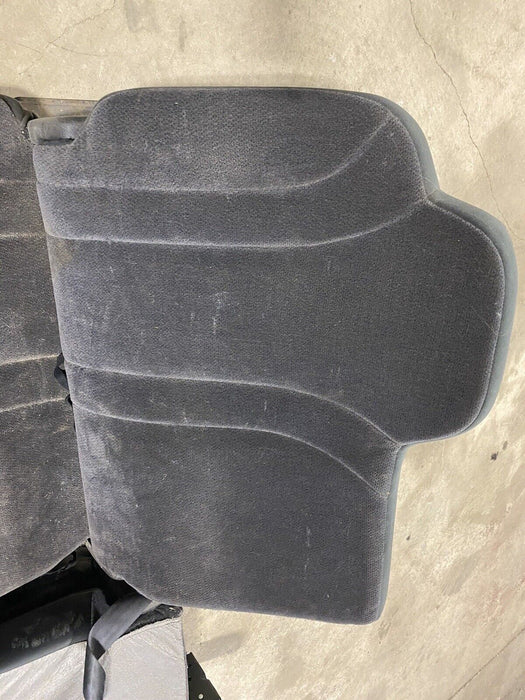 2001-2004 Dodge Dakota Crew Cab Dark Gray Cloth Rear Seat Set OEM 60/40 #2471E