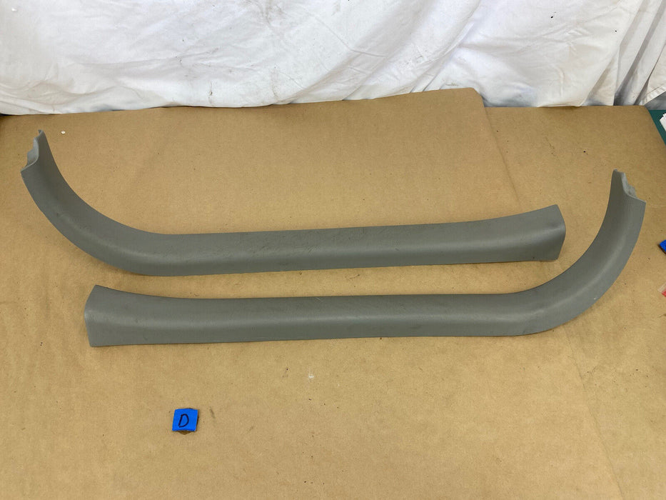 1997-2001 Lexus ES300 Front Door Sill to Carpet Trim Gray L & R Pair OEM #2393E