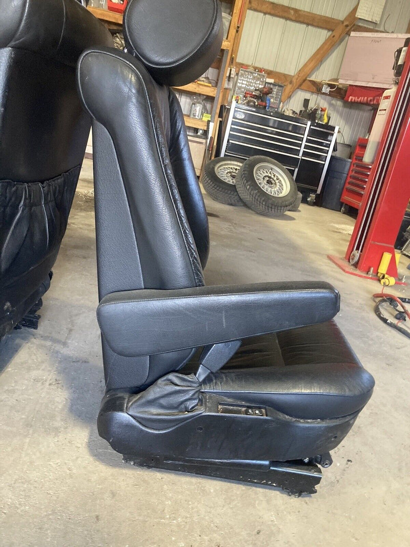 1988-1996 BMW E34 5 Series 525i 535i Front Left Seat Black Driver OEM #1914M