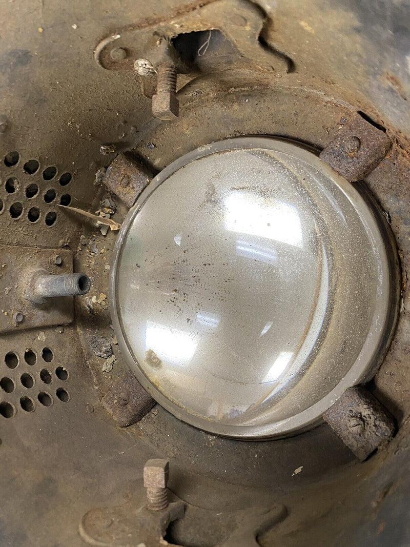 Antique Vintage Car Gas Carbide Headlight Brass & Steel Model T 1910s #2998E