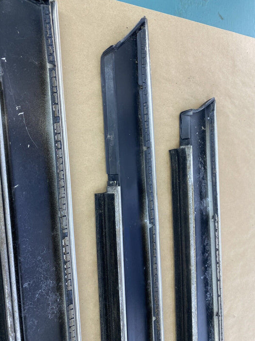 1981-1993 Volvo 240 244 245 Door Upper Sill Window Trim Door Set Of 4 OEM #2125E