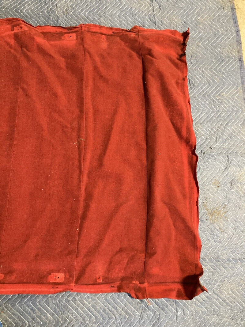 1976-1979 Cadillac Seville Ceiling Roof Headliner Red Cloth Sedan OEM #1742M
