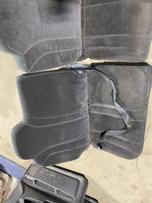 2001-2004 Dodge Dakota Crew Cab Dark Gray Cloth Rear Seat Set OEM 60/40 #2471E