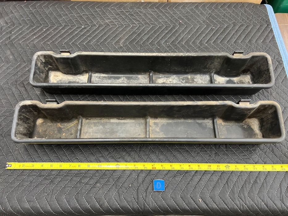 1998-2001 Dodge Ram 1500 Pair Interior Rear Tool Storage Trays 55215598 OE#763EM