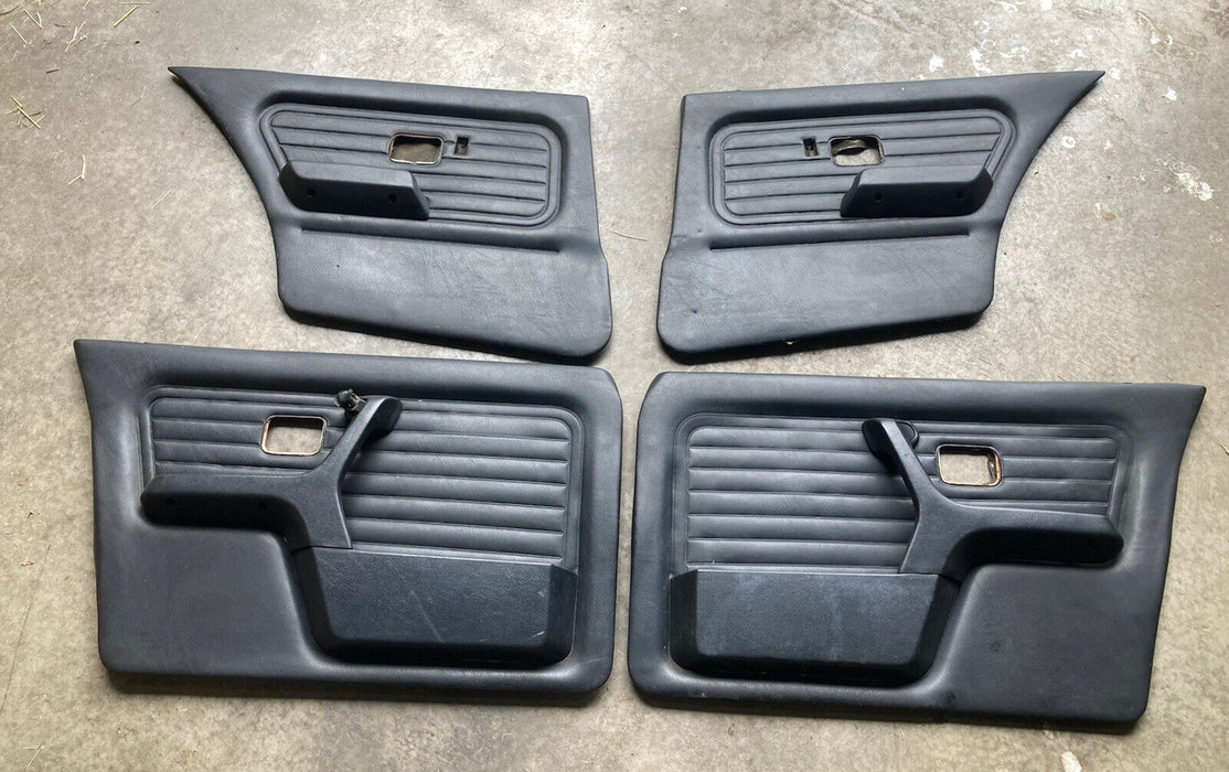 85-91 BMW 325ix Sedan Door Card Front Rear Panels OEM 325e 318i 325i E30 #65M