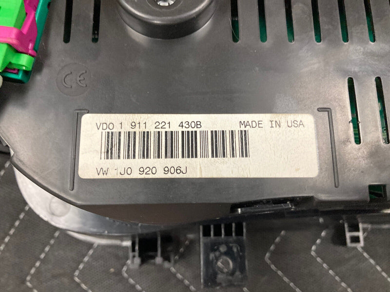 1999-2005 Volkswagen VW Jetta MK4 Gauge Cluster Instrument Manual OEM #2361M