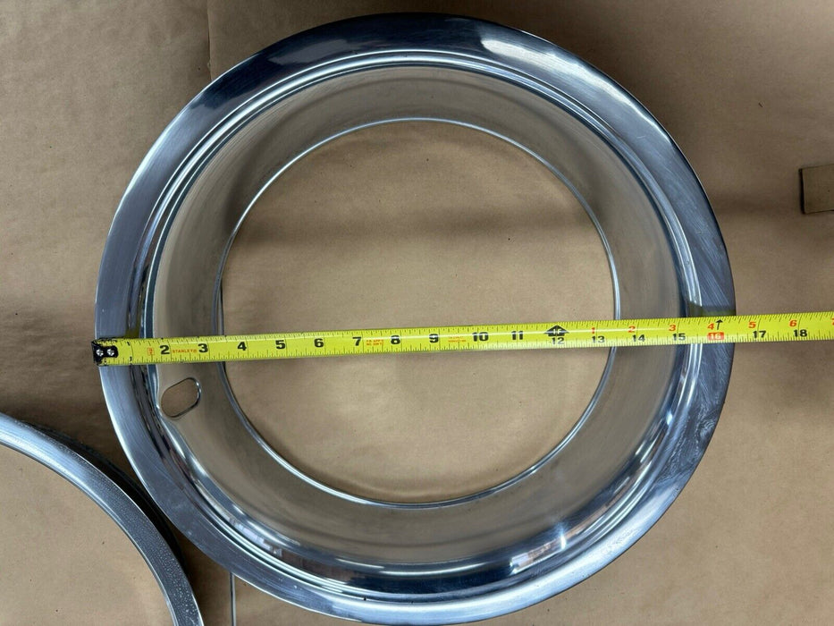 1969-1982 Corvette C3 GM Rally Wheel Trim Beauty Ring Set of 4 SS 15” OEM #3272E